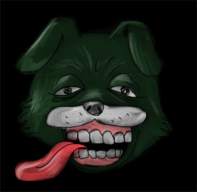 緑の犬